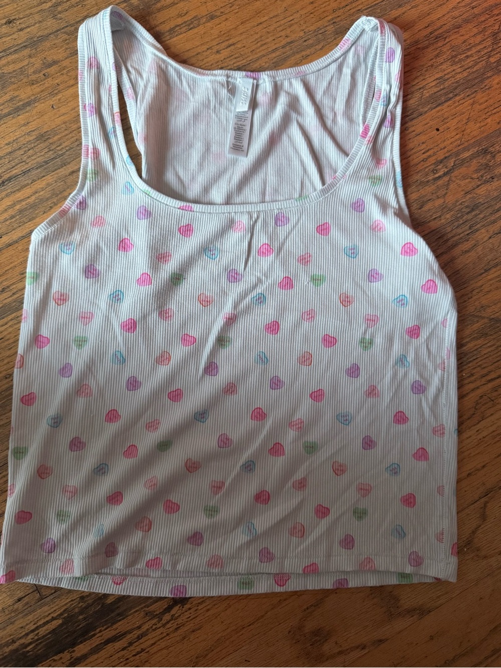Skims candy heart tank